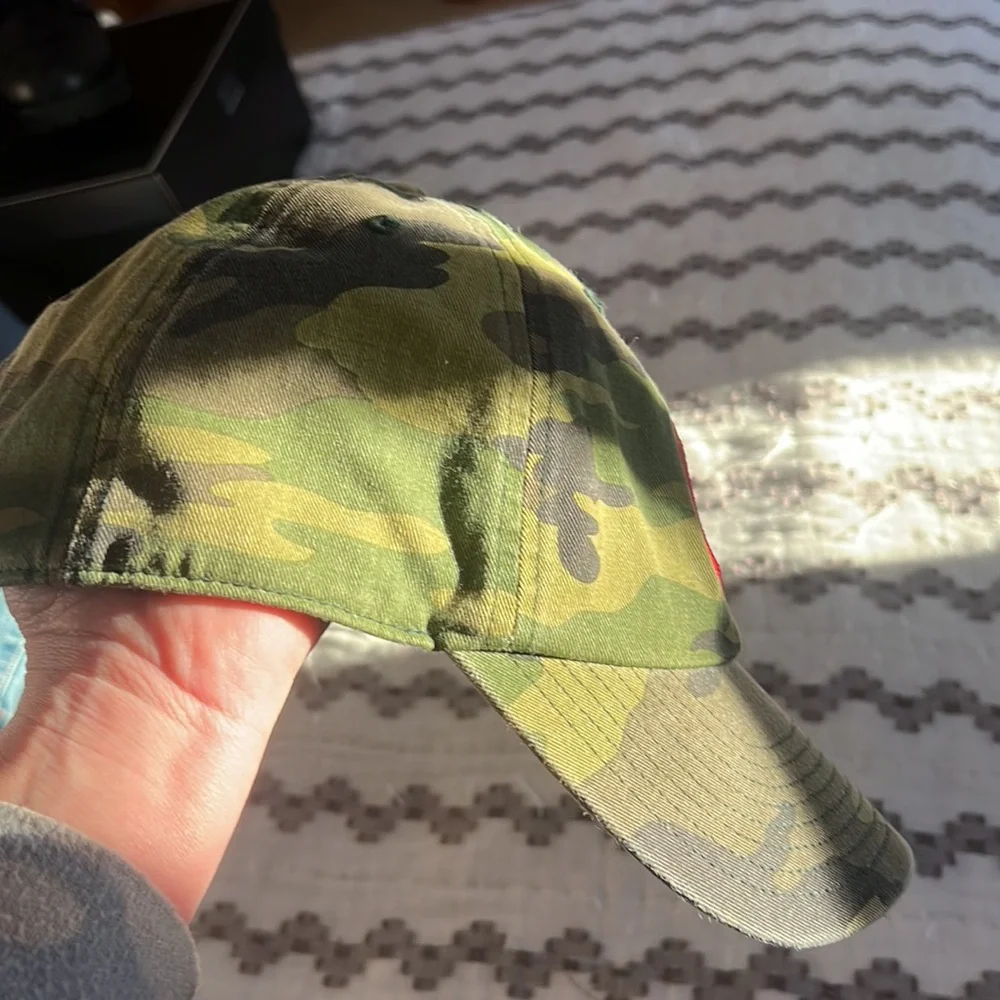 ‘47 Red color black C, Cleveland Camo hat. - Picture 5 of 8